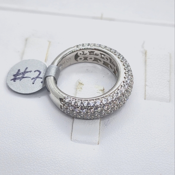 Brand New Sterling Silver 925 Eternity Ring cz - Picture 4 of 8